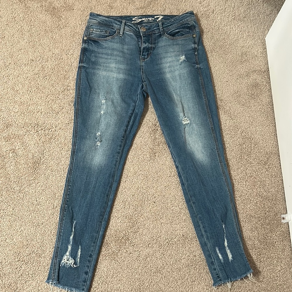 These are brand new, never fit me :( but there mid stretchy no damage on them.